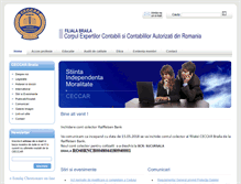 Tablet Screenshot of ceccarbraila.ro